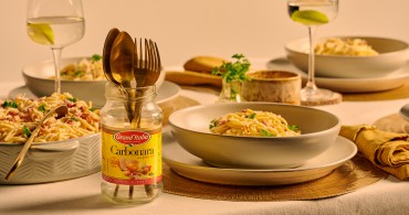 Recept Spaghetti Carbonara met champignons Grand'Italia